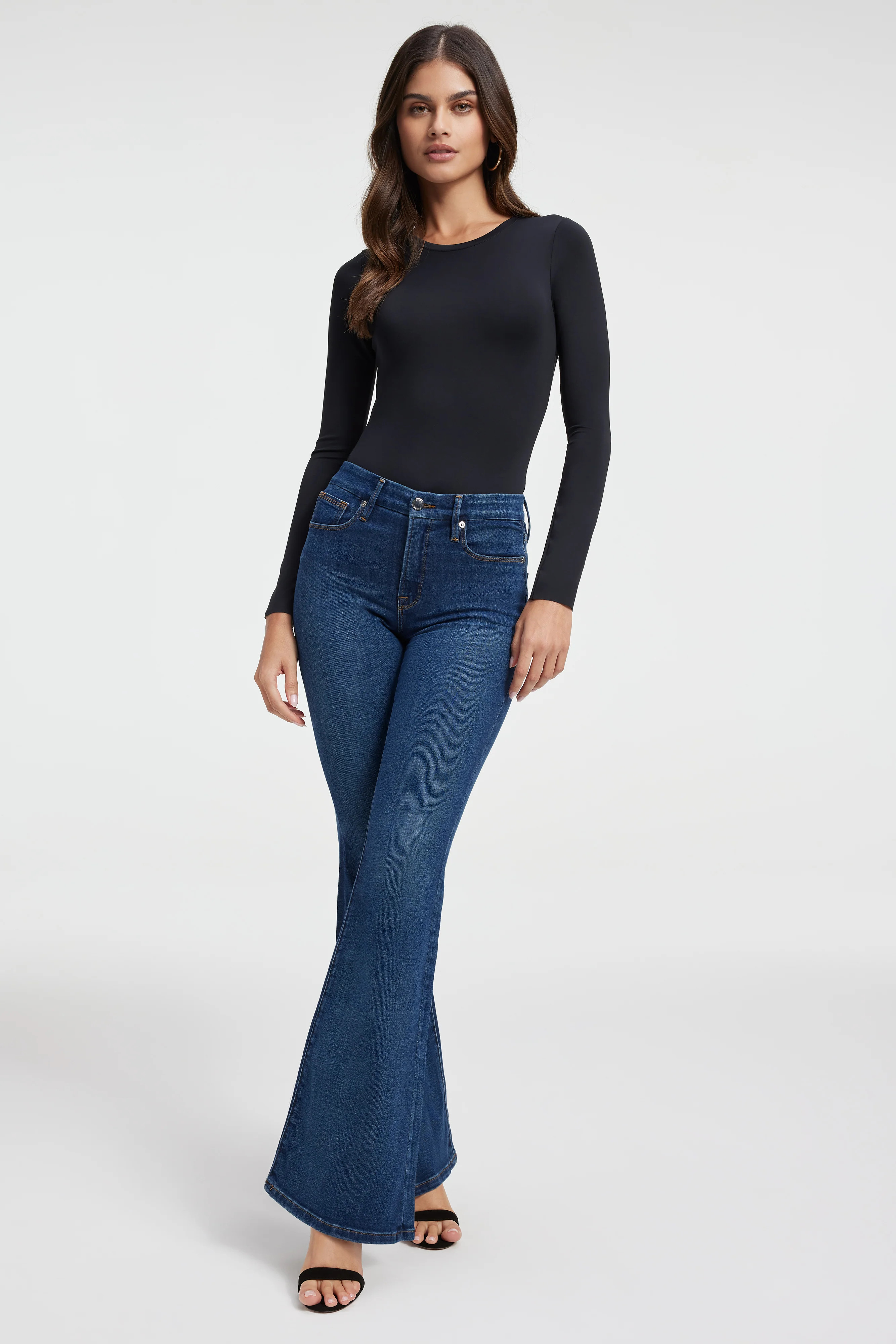 GOOD LEGS FLARE JEANS | Good American