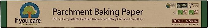 If You Care Parchment Baking Paper Sheets,Roll 70 Sq Ft Roll, Unbleached, Chlorine Free, Greasepr... | Amazon (US)