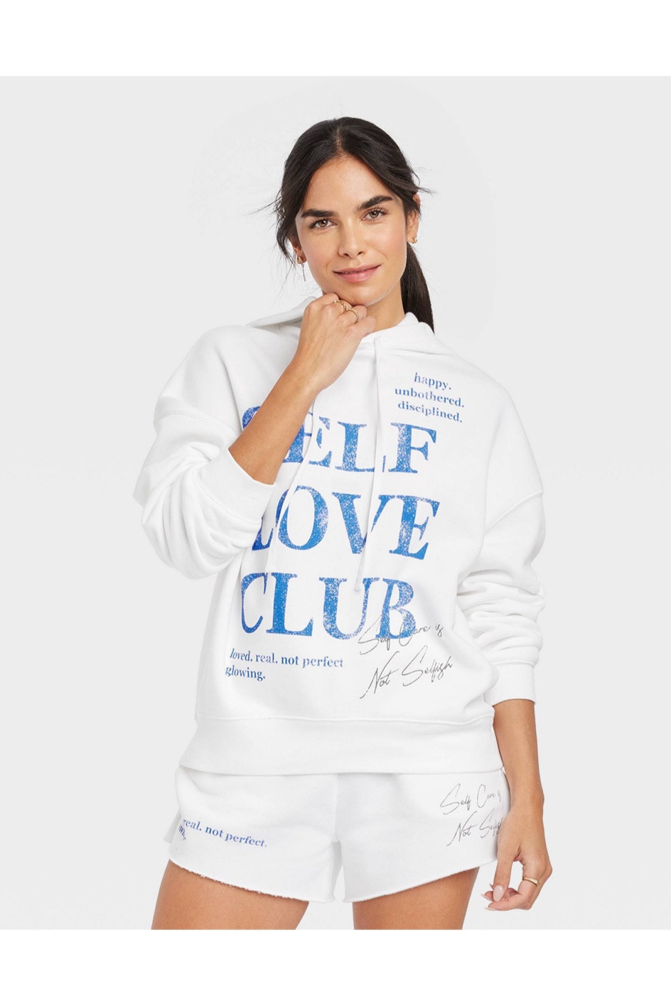 I’m here for cozy sets and I’m loving this one from Target. 🎯 It has such great reminders written all over it . Perfect with sneakers ! 👟 #loungewear #hoodie #affordable 

#LTKfindsunder50 #LTKmidsize #LTKstyletip
