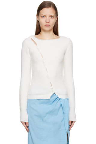 Jacquemus - Off-White Le Papier 'La Maille Pau' Cardigan | SSENSE