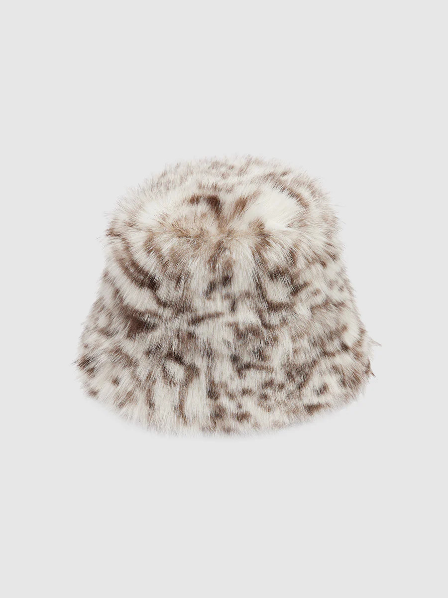 Faux Fur Bucket Hat | Urban Revivo