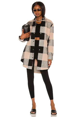 Steve Madden Eldridge Coat in Light Taupe from Revolve.com | Revolve Clothing (Global)