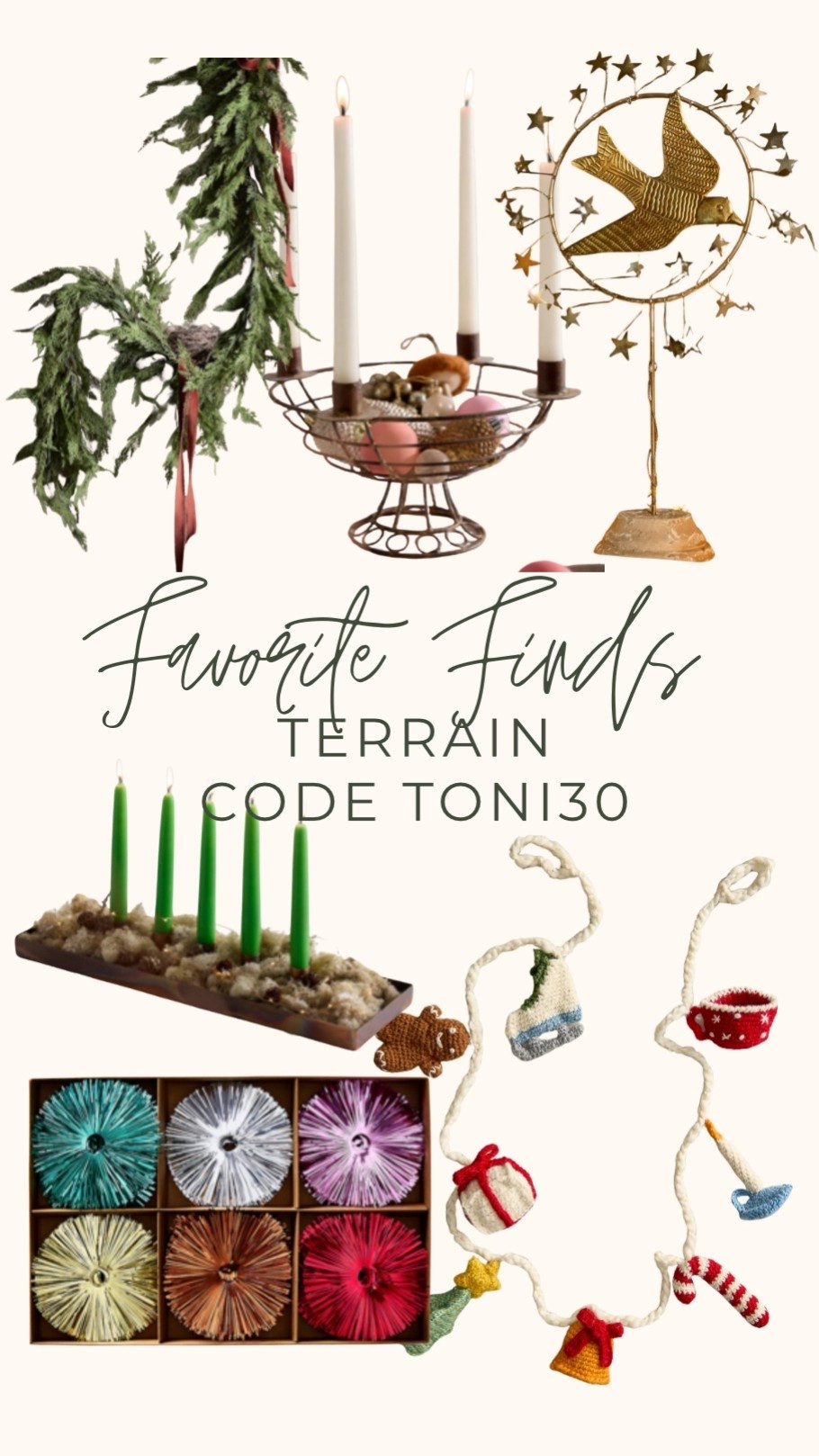 Shop my Holiday Faves from Terrain🎄✨✨ Use My Code TONI30 thru 11/16! 

#LTKSaleAlert #LTKHoliday #LTKHome