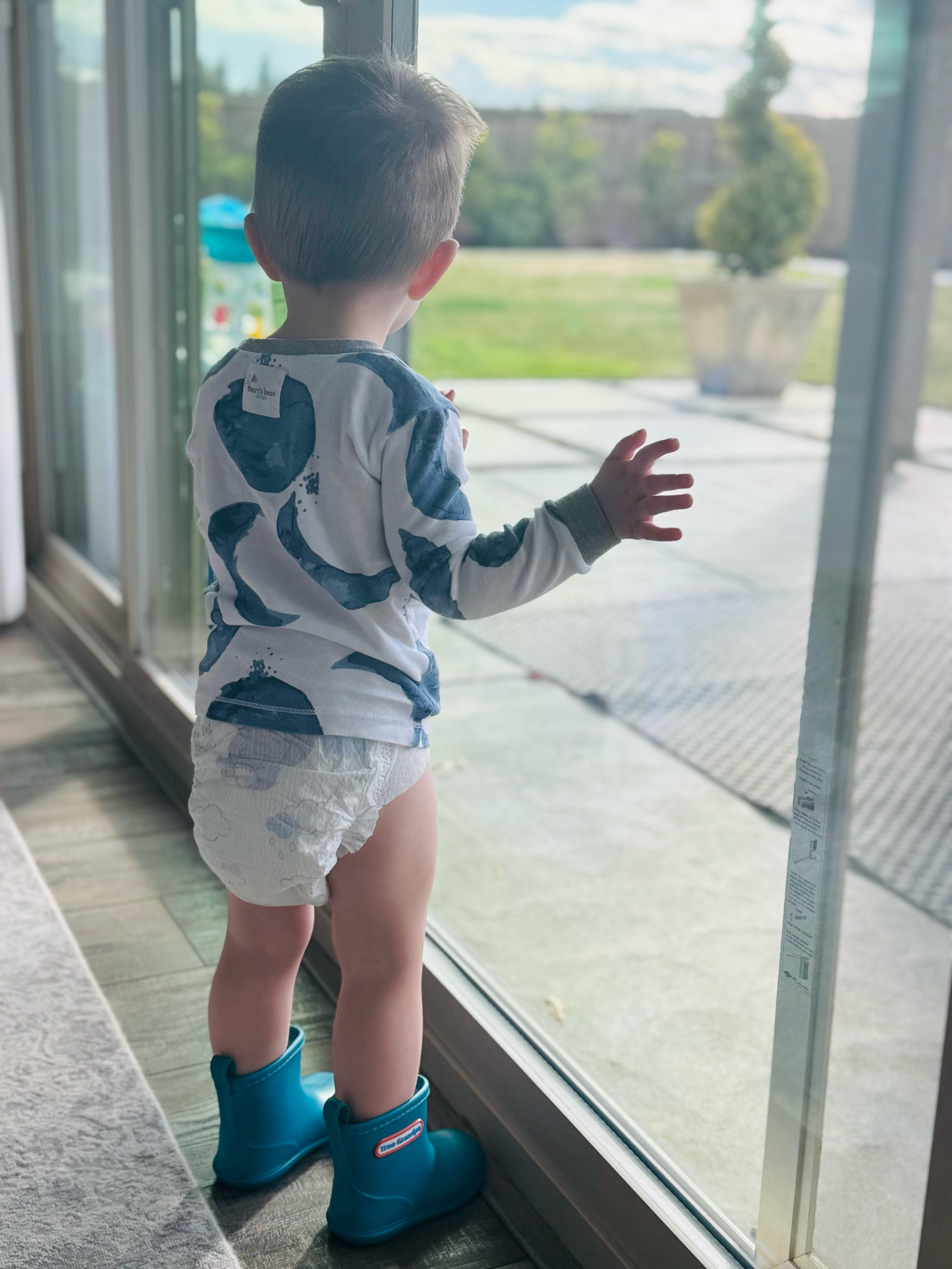 These rain boots are so great! They are more flexible and not such hard thick plastic and they aren’t too high on his legs. They are from Amazon and come in multiple colors. They are thin enough to be perfect for year round activities 

#LTKActive #LTKKids #LTKBaby