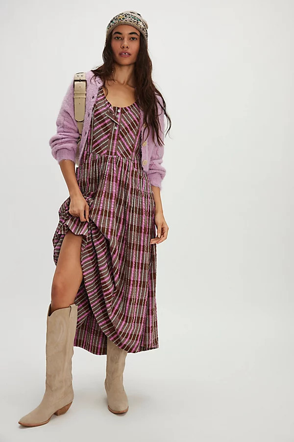 Tulie Plaid Midi Dress | Free People (Global - UK&FR Excluded)