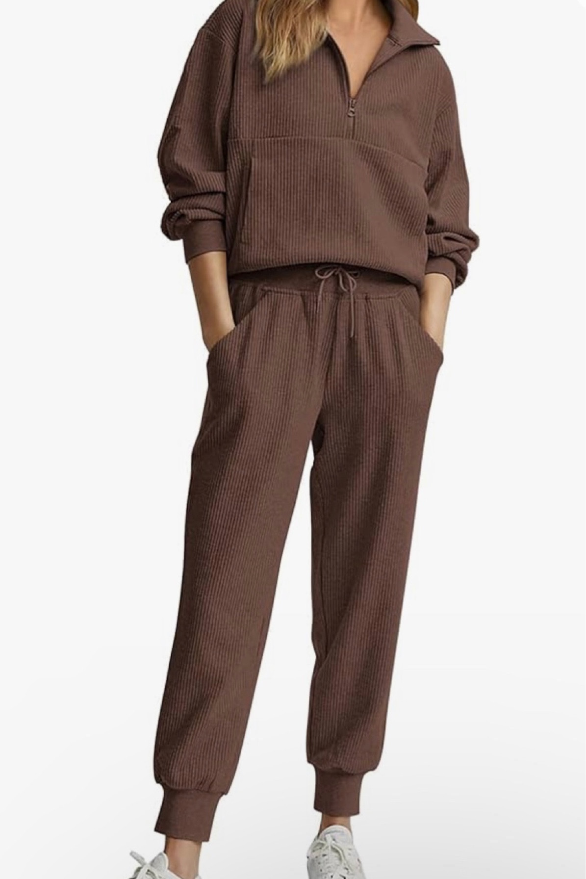 BTFBM Women's 2 Piece Tracksuit Fall Outfits 2024 Long Sleeve Half Zip Sweatshirt Sweatpants Lounge Set Sweatsuits

#LTKstyletip #LTKfamily #LTKbeauty