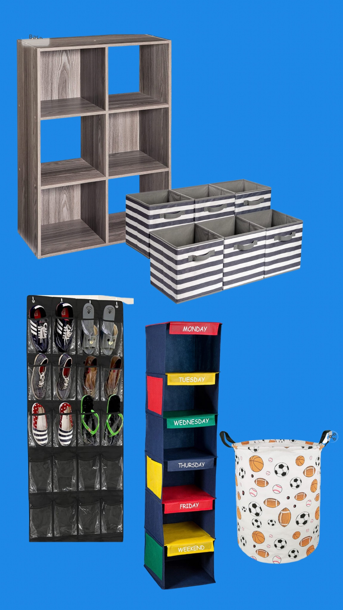 Affordable Kid’s Room Organization-all of the things I bought to organize my boys (6 and 4 year old) bedroom on a budget. 

#LTKunder50 #LTKkids #LTKhome