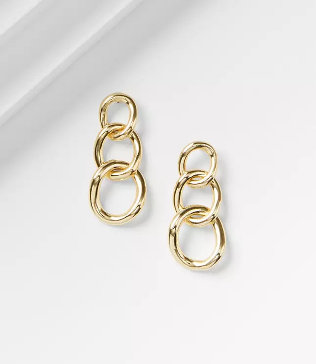 Chain Drop Earrings | LOFT | LOFT