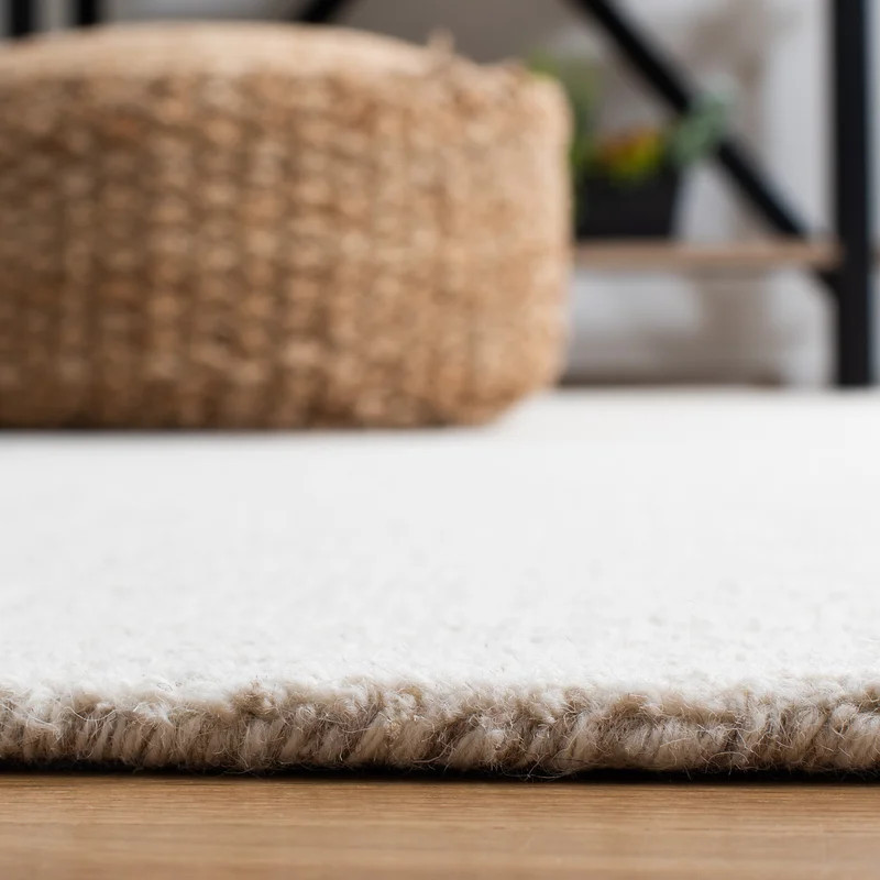 Tufted Wool Ivory / Beige Rug | Wayfair North America