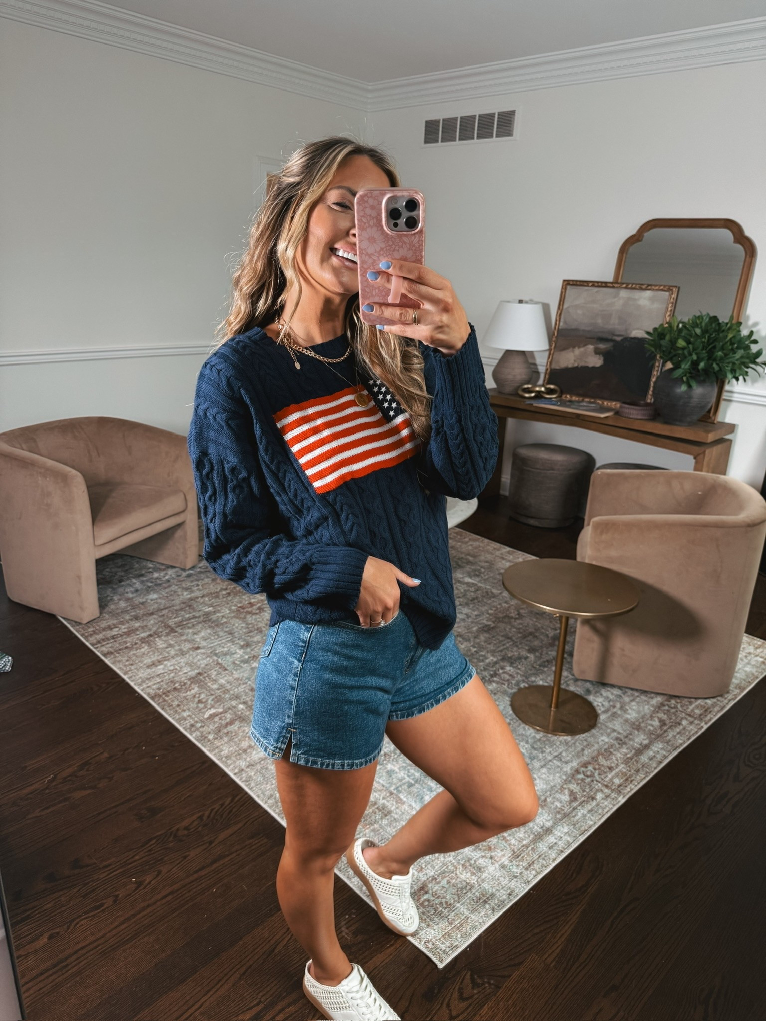 The cutest sweater for summer! ☀️❤️💙

#LTKgrwm #LTKootd #LTKmomlife