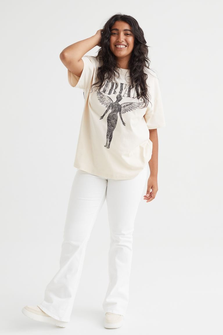 Oversized printed T-shirt | H&M (UK, MY, IN, SG, PH, TW, HK)