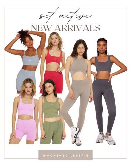 The perfect activewear pieces from Set Active New Arrivals! Love theses tops, bras, and leggings. 

#LTKfindsunder100 #LTKActive #LTKfitness