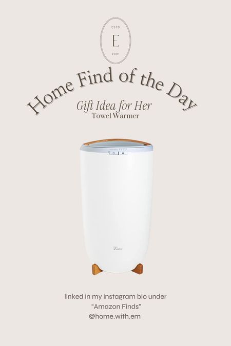 The Home Find of the Day Today is a Gift Idea that ANYONE would love so you really can't go wrong! Christmas gift giving can be so stressful especially when you are shopping for the person who seems to have everything.🎁

Towel warmer, gift ideas

#homewithem #homefindoftheday #giftideas #christmasgiftideas #giftsideasforhim #giftsforher #giftsformom #giftsforgrandparents #giftsforsisters #giftsforfriends

#LTKGiftGuide #LTKSeasonal #LTKHoliday