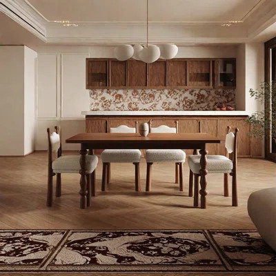 Vintage high-end solid wood dining table sets | Wayfair North America