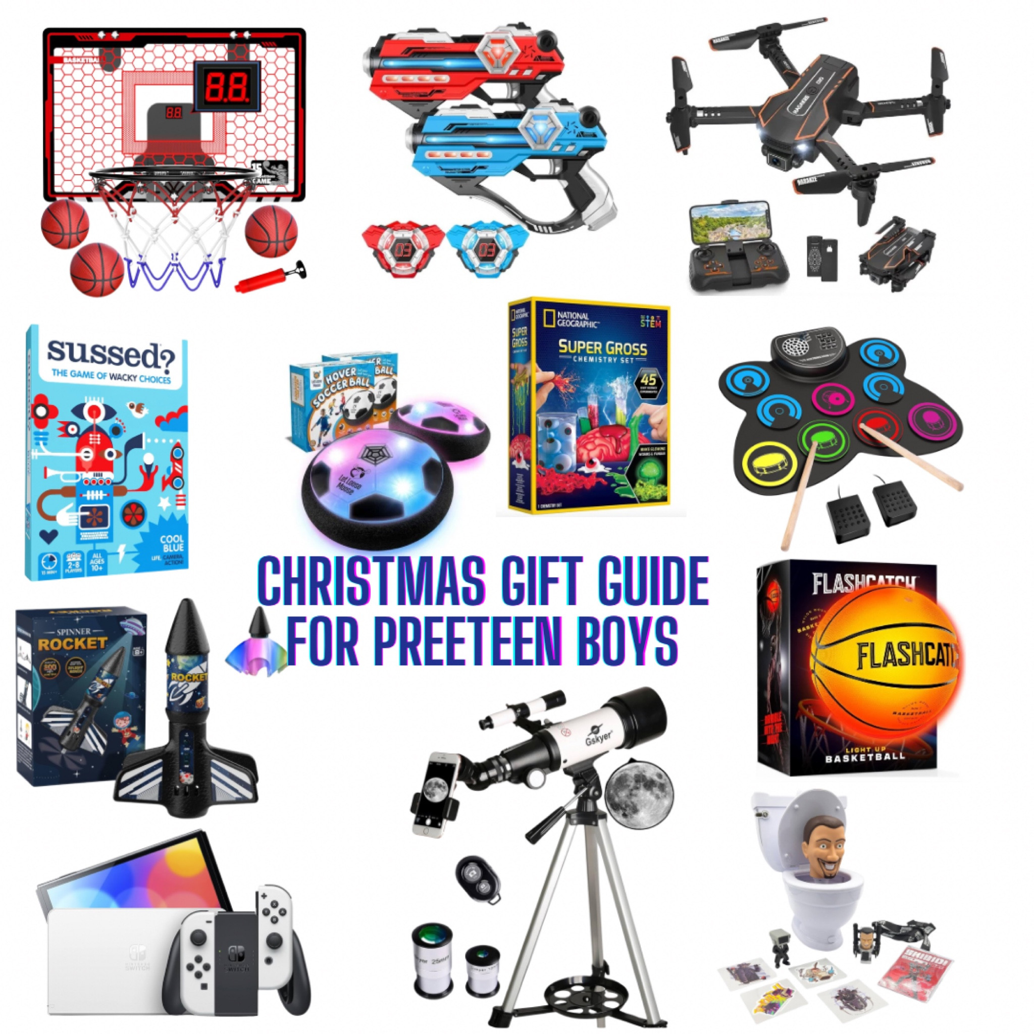 Christmas Guide for Pre-teen boys 
#boysgiftguide #christmasgiftideas #giftsforkids #christmasgiftguide

#LTKKids #LTKFindsUnder100 #LTKGiftGuide