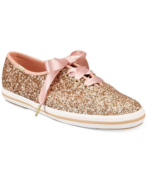 Glitter Lace-Up Sneakers | Macys (US)