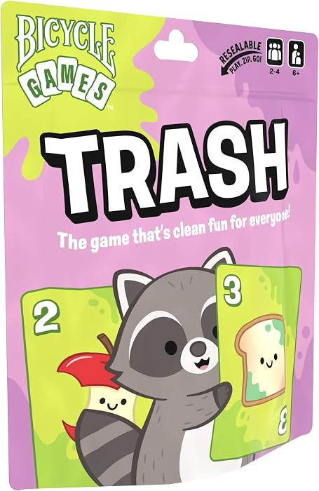 Bicycle Trash Card Game \u2013 Fast\u2011Paced Family Card Game for Kids & Adults, Easy\u2011to\u... | Amazon (US)