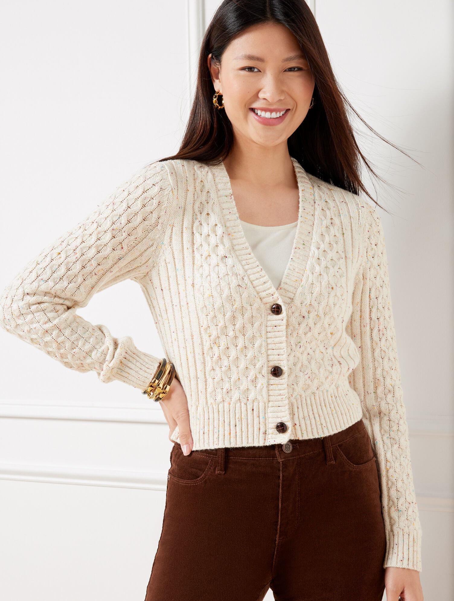 Chunky Donegal Shrug | Talbots