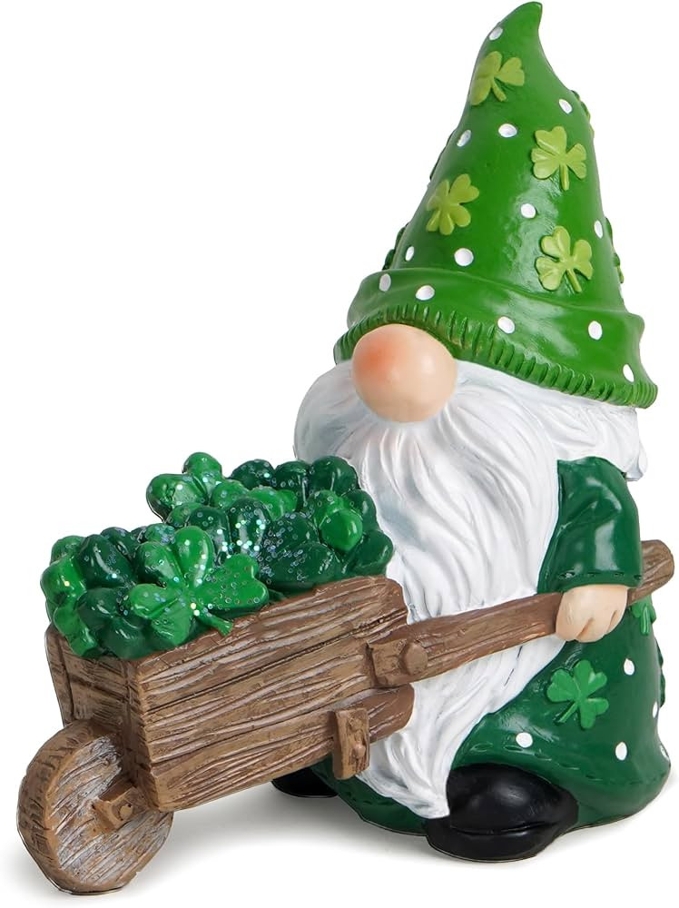 Hodao St Patrick's Gnomes Decoration Beard Elf for Home Table Ornament Decor Dwarf Figurines for ... | Amazon (US)