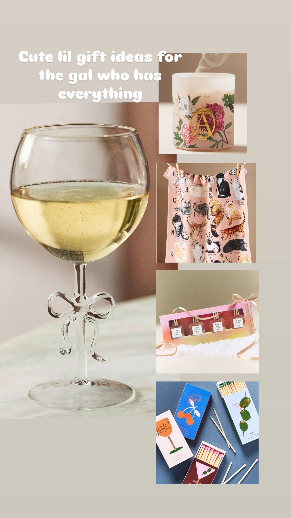 Cute lil gift ideas for the gal who has everything 

#LTKHoliday #LTKGiftGuide