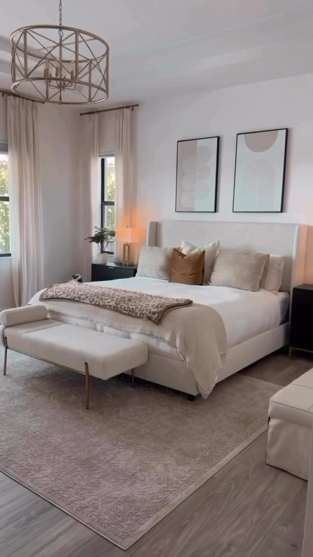 

Master Bedroom Makeover on a budget. Neutral bedroom, Amazon bedroom decor, Walmart bedroom decor, line bed, aesthetic golden mirror, Target tree, big bedroom decor. My bed is a king size, the rug is 8x10. The curtain is the linen color is 1 beige white, triple tailor pleat.



#LTKU #LTKSeasonal #LTKHome