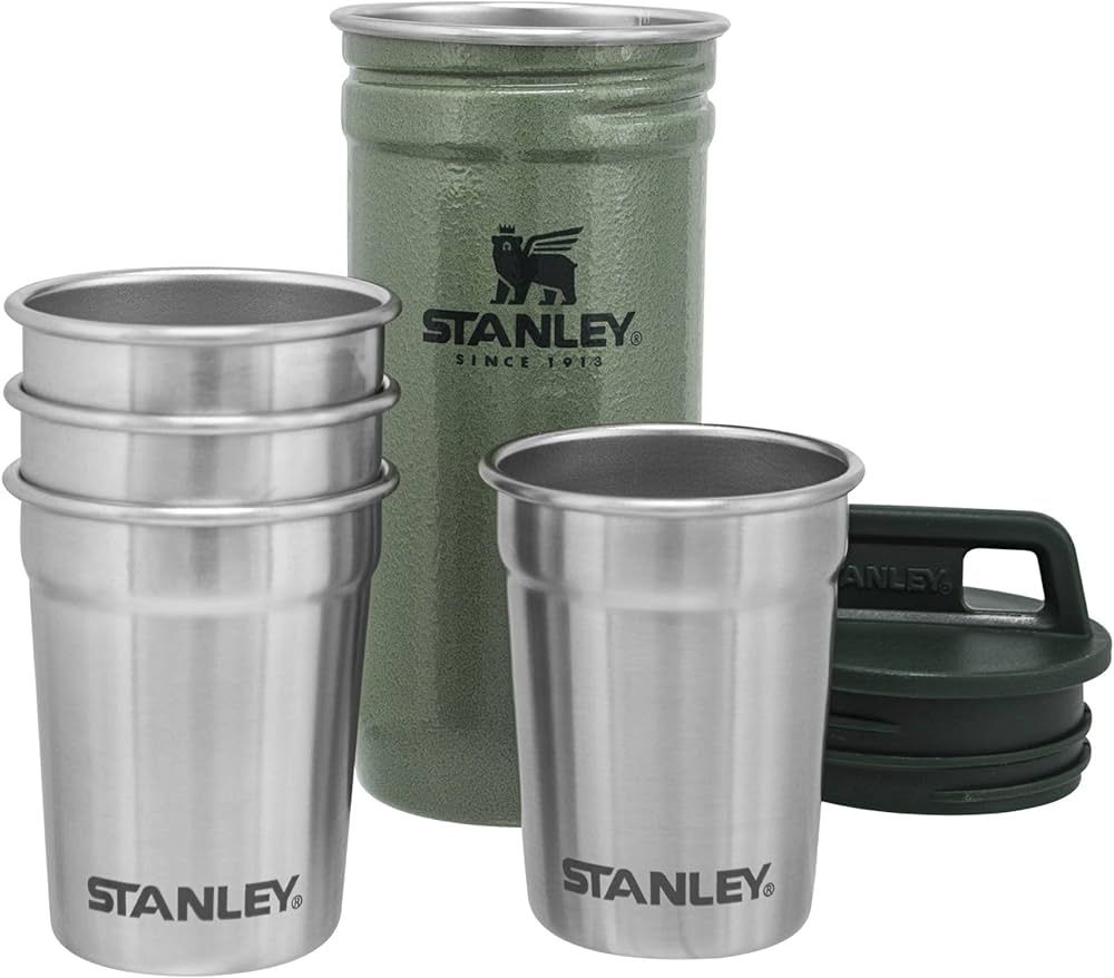 Stanley The Nesting Shot Glass Set Hammertone 4-2OZ - Portable Shot Glasses for Parties, Comes in... | Amazon (US)