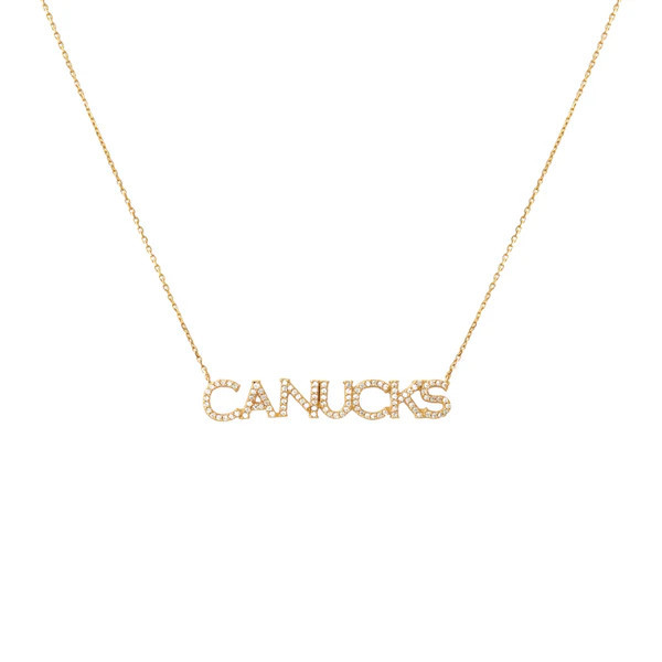 Vancouver Canucks Pavé Necklace | So Pretty Cara Cotter
