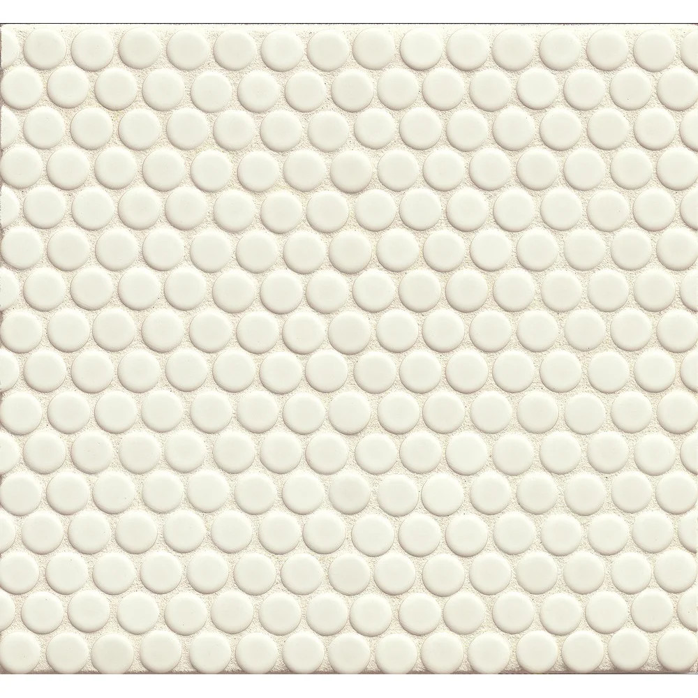 3/4 Penny Rounds Mosaic Matte White | Walmart (US)