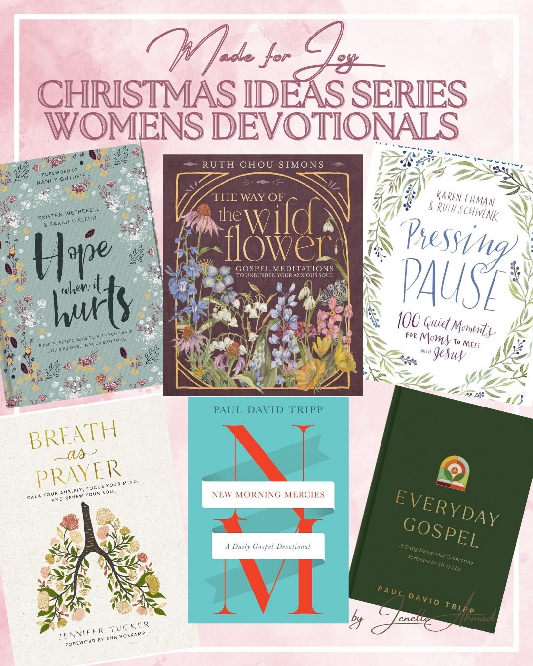 Here are some of my favorite devotionals from this past year. This is how I start my day- and this is how I fight my battles! There’s one for every woman in your life right now, no matter what they are going through .. cancer.. motherhood.. anxiety.. or even just the best parts of life! The way of the Wildflower is my current favorite. Perfect for the creative, beautiful woman in your life who wants to see more of God in everyday life. 

#LTKGiftGuide #LTKmomlife #LTKHoliday