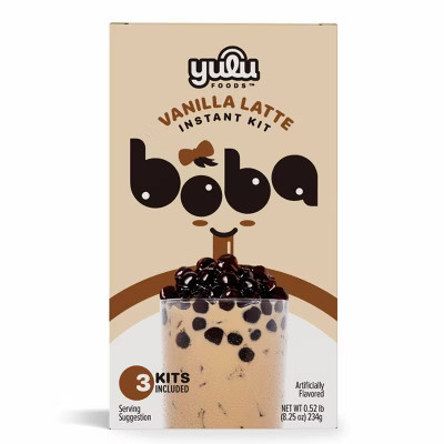 YULU Instant Vanilla Latte Boba Kit - 8.25oz/3ct | Target