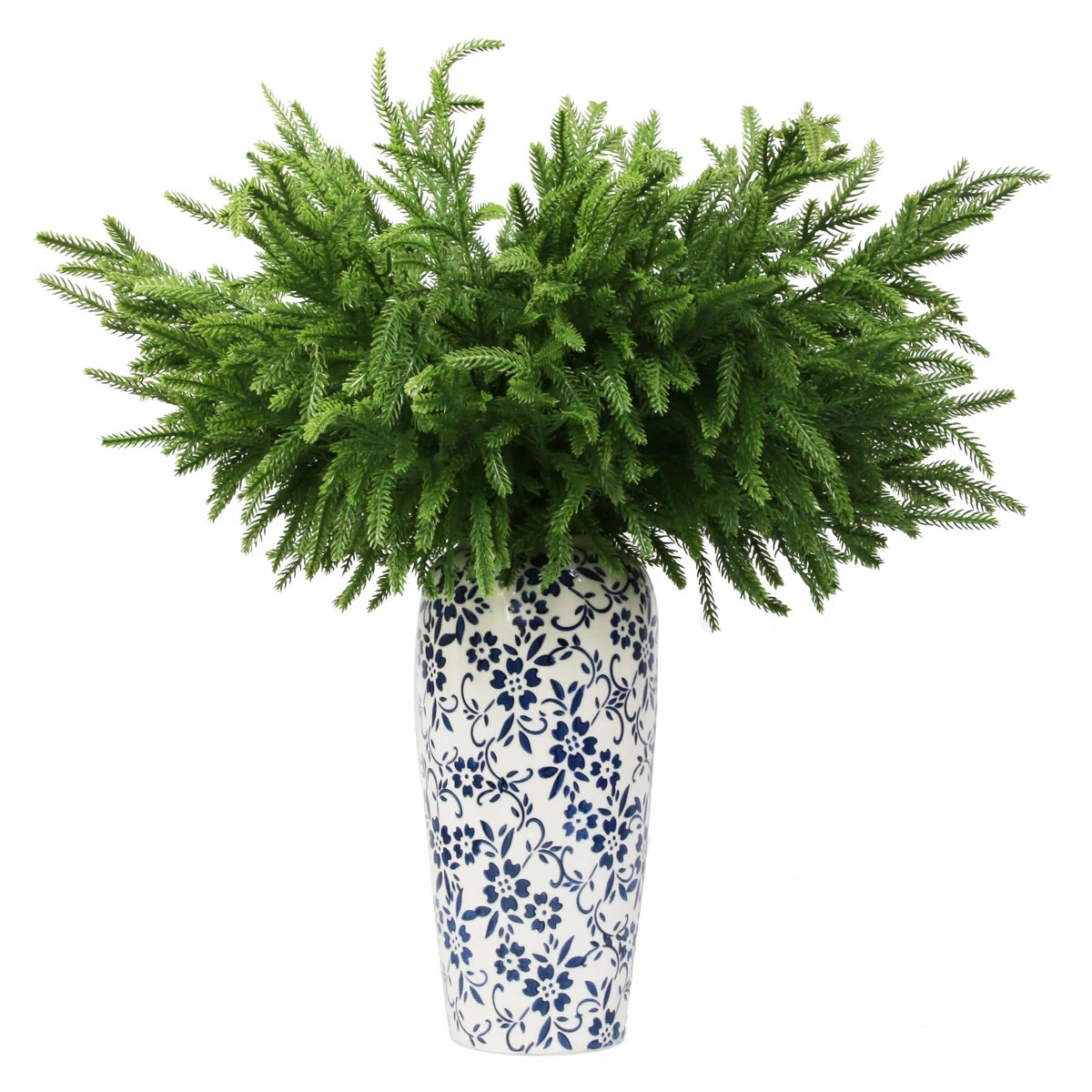 Artifcial Norfolk Pine Branches Plants Decor (Set of 12) | Wayfair North America