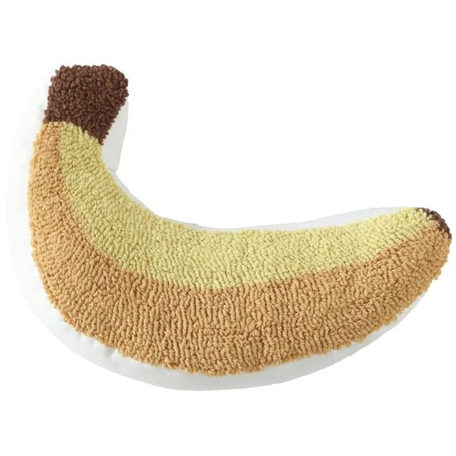 Mainstays 18" x 6" Banana Decorative Pillow, Yellow - Walmart.com | Walmart (US)