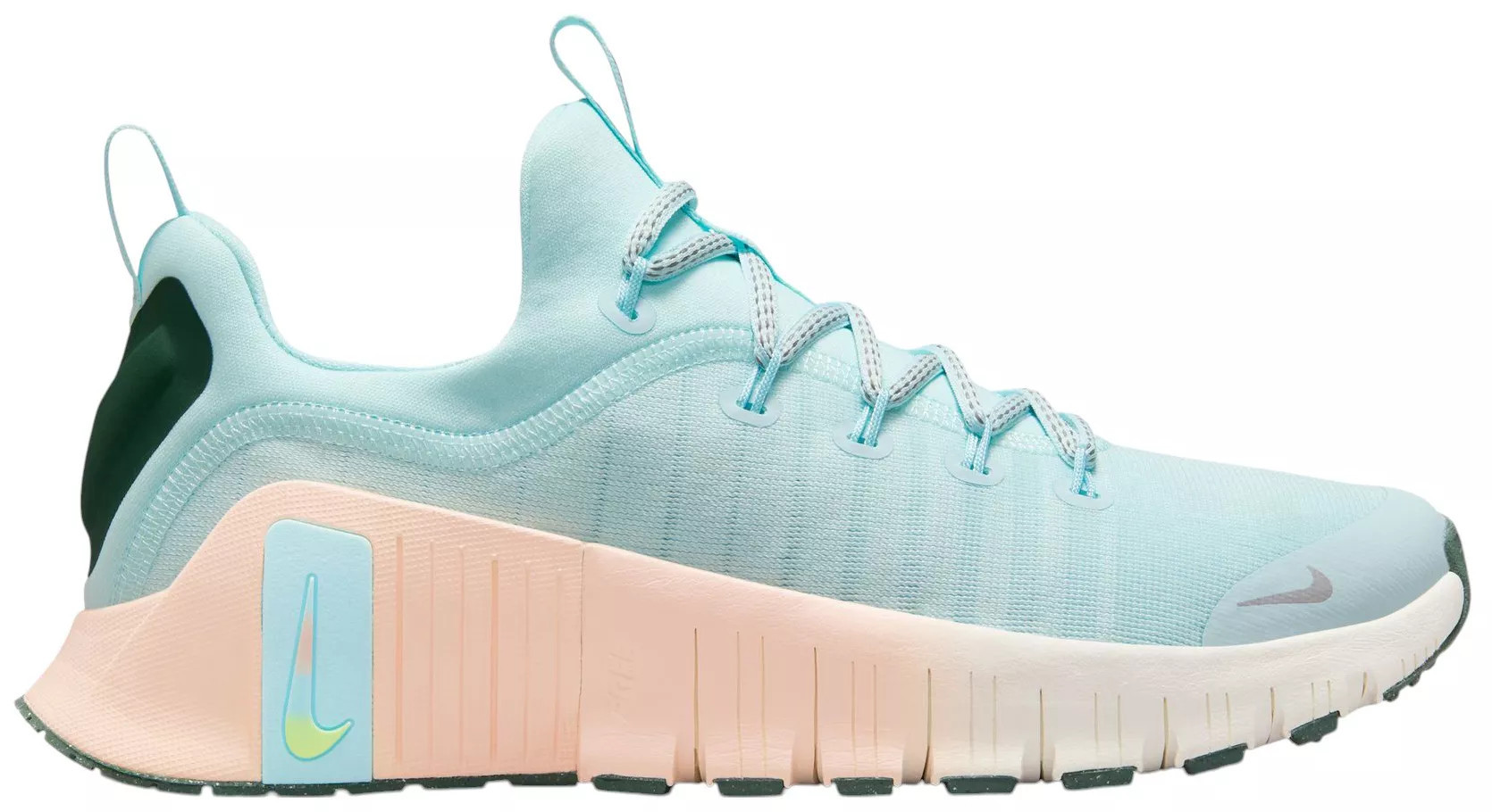 Nike Women's Free Metcon 6 Training Shoes, Size 7.5, Glacier Blue/Metal Silver | DICK'S Sporting Goods