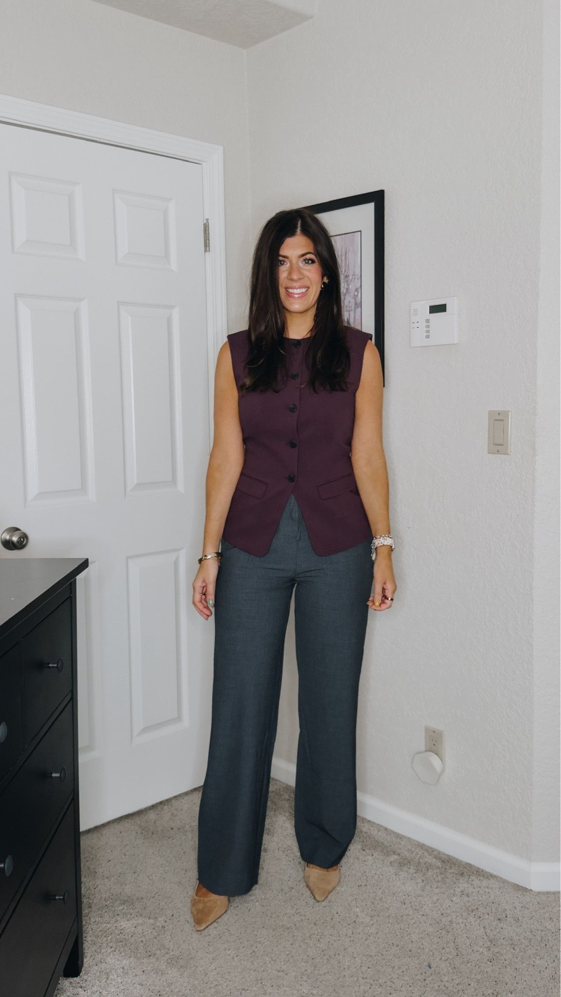 Wearing a size medium in the top, size 8 bottoms 
-
Summer to fall workwear, fall workwear, office outfit, midsize workwear, business casual outfit, fall office style, work outfit ideas, transitional workwear

#LTKootd #LTKMidsize #LTKWorkwear