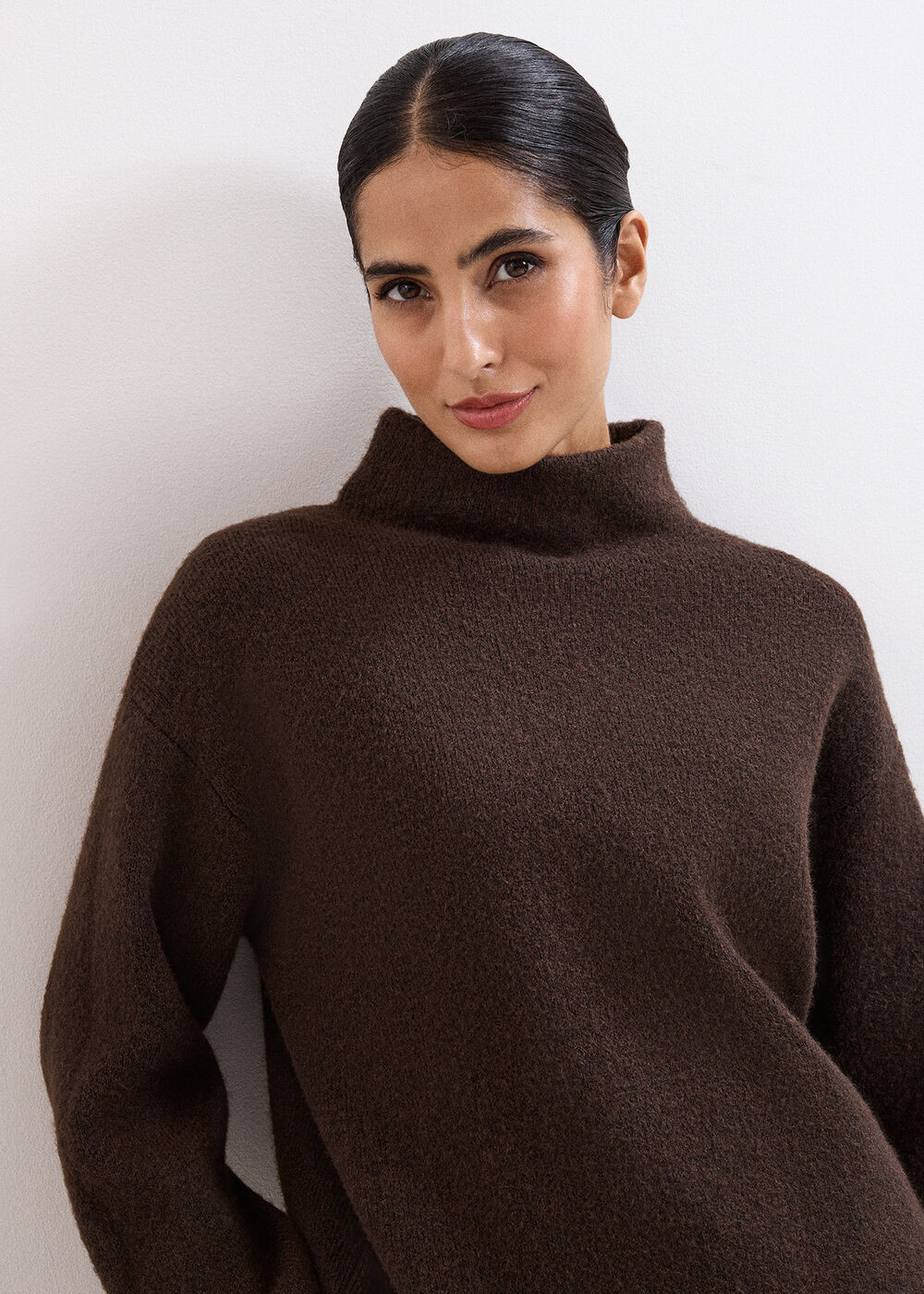 Zoe Warm Handle Funnel Neck Jumper | Phase Eight
