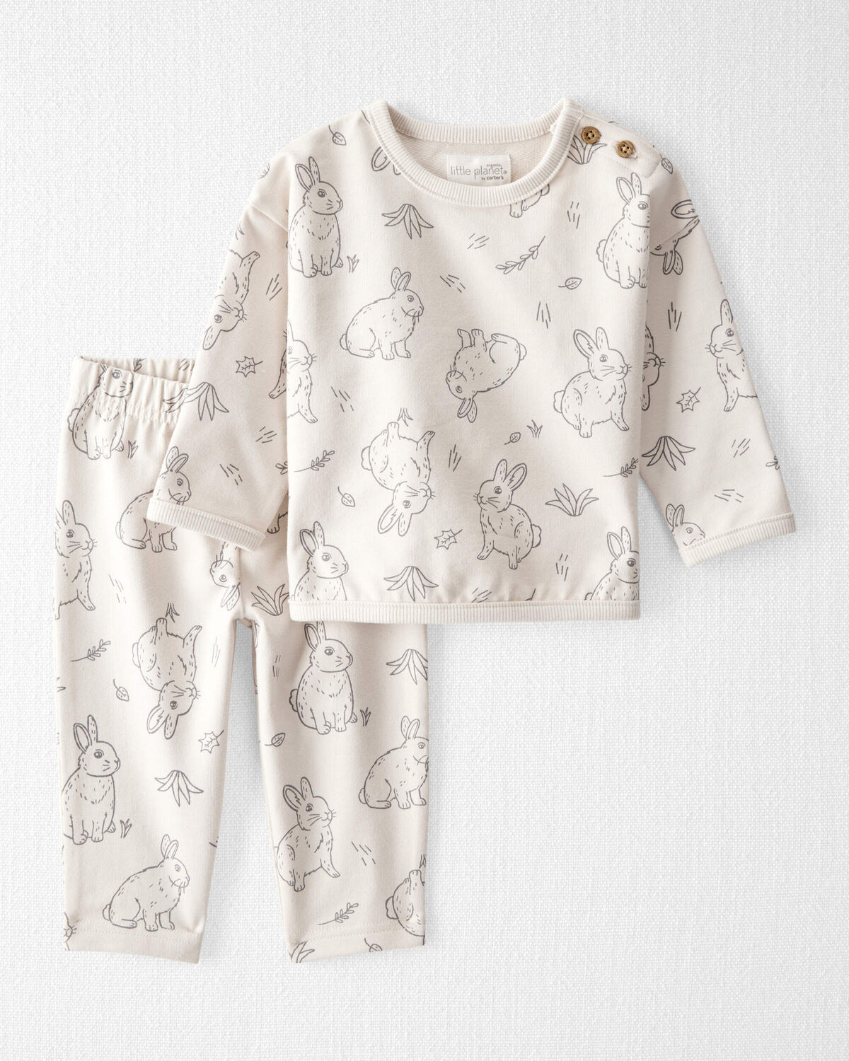 Baby 2-Piece Organic Cotton French Terry Set | Carter's Inc