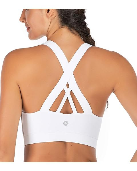 RUNNING GIRL Sports Bras for Women,Square Neck Sports Bra High Support Yoga Bra Workout Crop Top ... | Amazon (US)