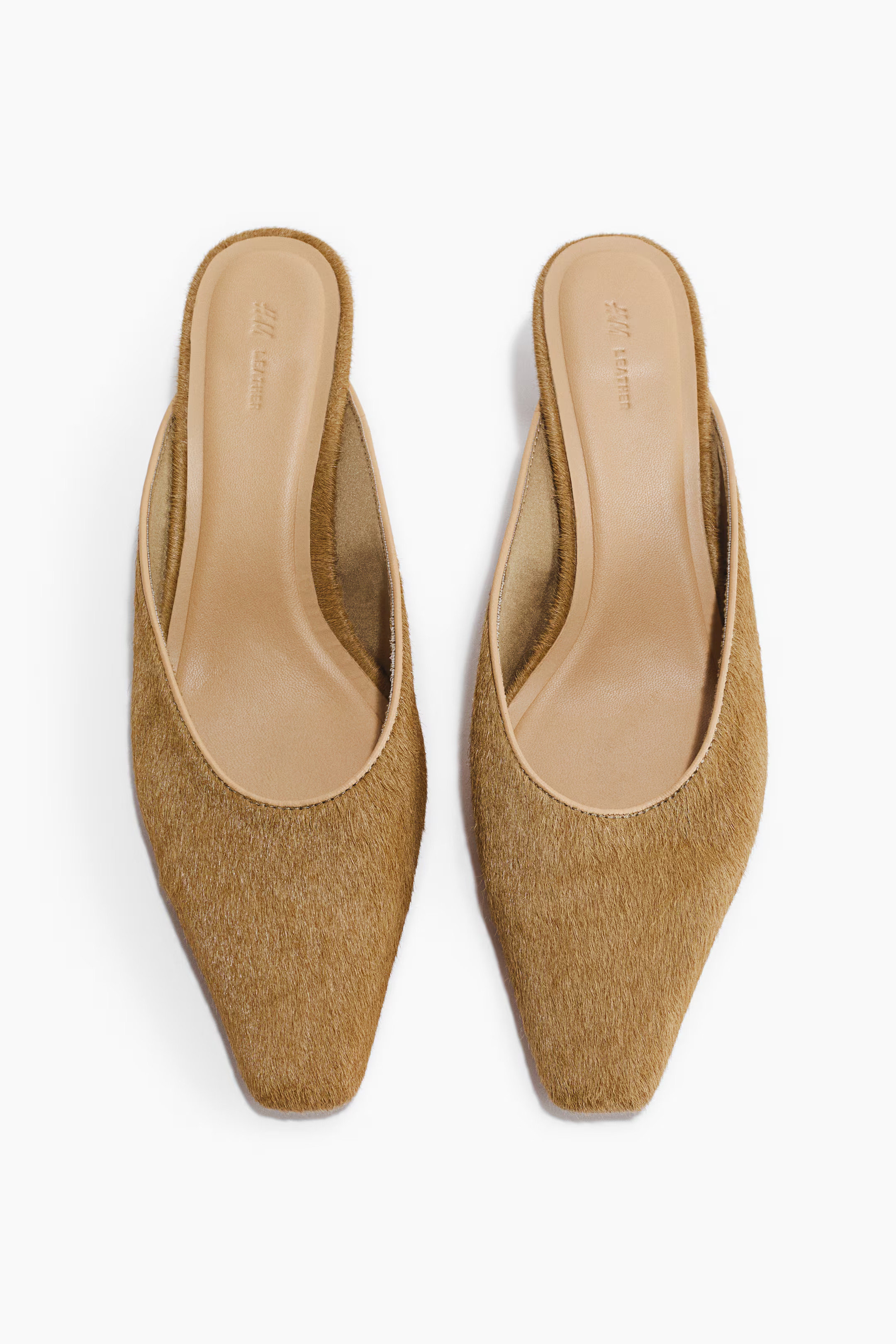 Heeled leather mules | H&M (UK, MY, IN, SG, PH, TW, HK)