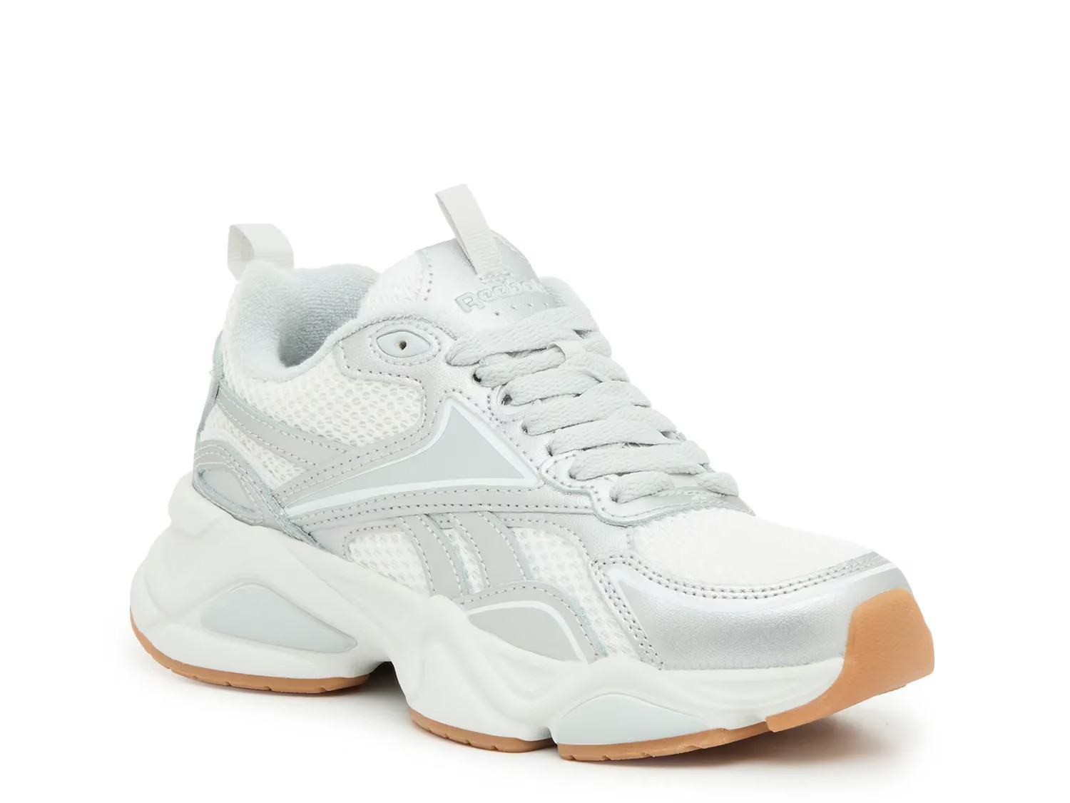 Reebok Charge Run Sneaker | Women's | Light Grey/White | Size 8.5 | Sneakers | DSW