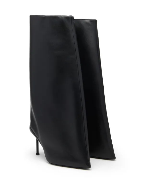 knee-length leather boots | Farfetch Global