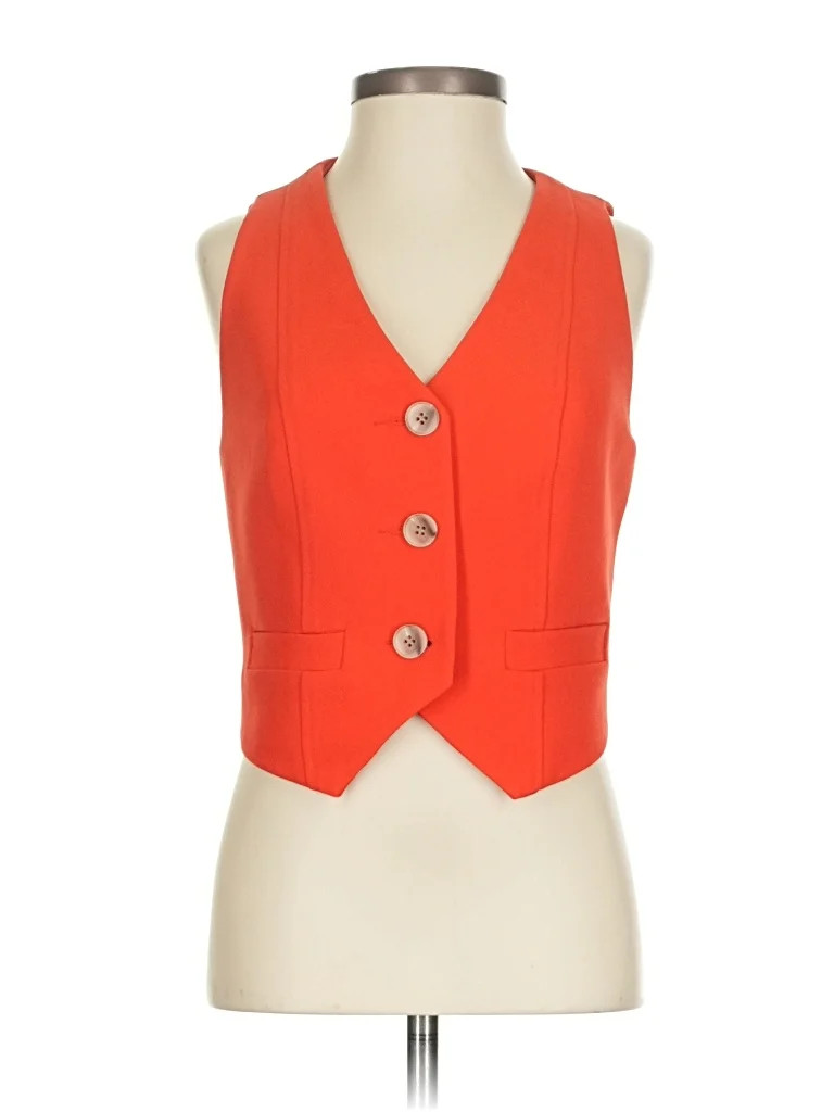 Shona Joy 100% Cotton Orange Red Vest Size 0 - 78% off | ThredUp (US)