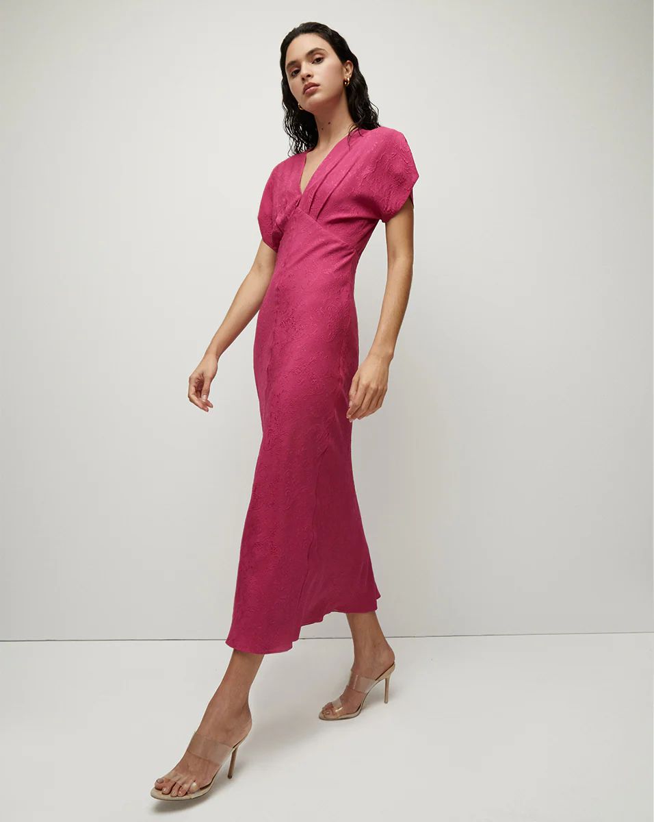 Seymour Silk Dress | Veronica Beard