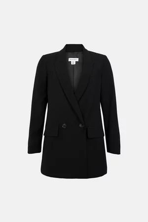 Relaxed Double Breasted Blazer | Warehouse UK & IE