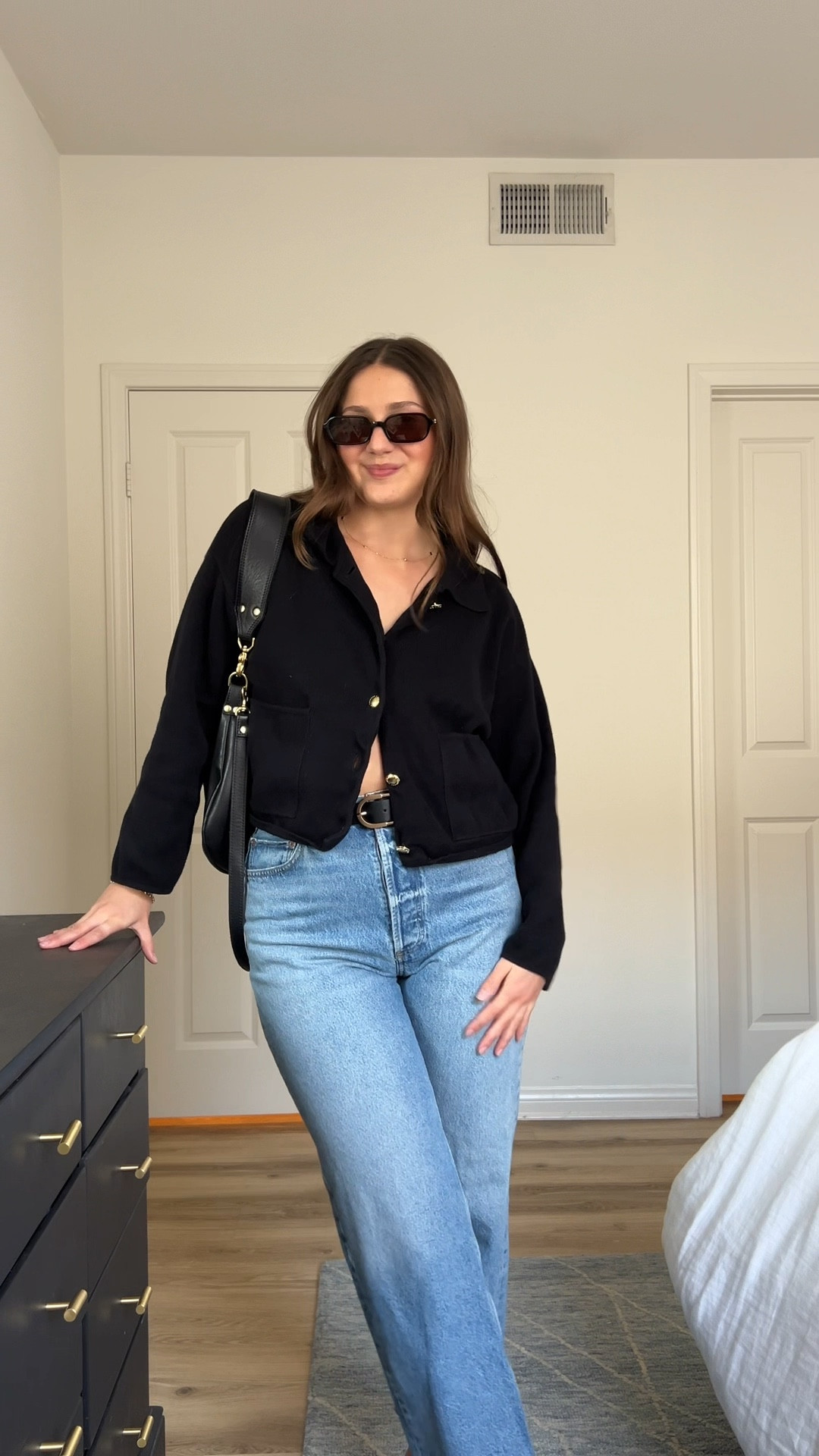 The perfect casual fall outfit = cardigan 🤝 loafers  #easyoutfitideas #cardiganoutfit #loafersoutfit #fallfashiontrends #OOTD #fallootd #casualoutfits #falloutfits #fallfashion2024 

#LTKStyleTip