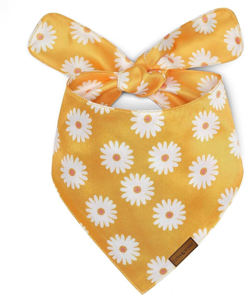 LunaMarie - Luxury Pet Birthday Bandanas -Premium & Silky Poly Fabric | 100% Handmade | Custom Sh... | Amazon (US)