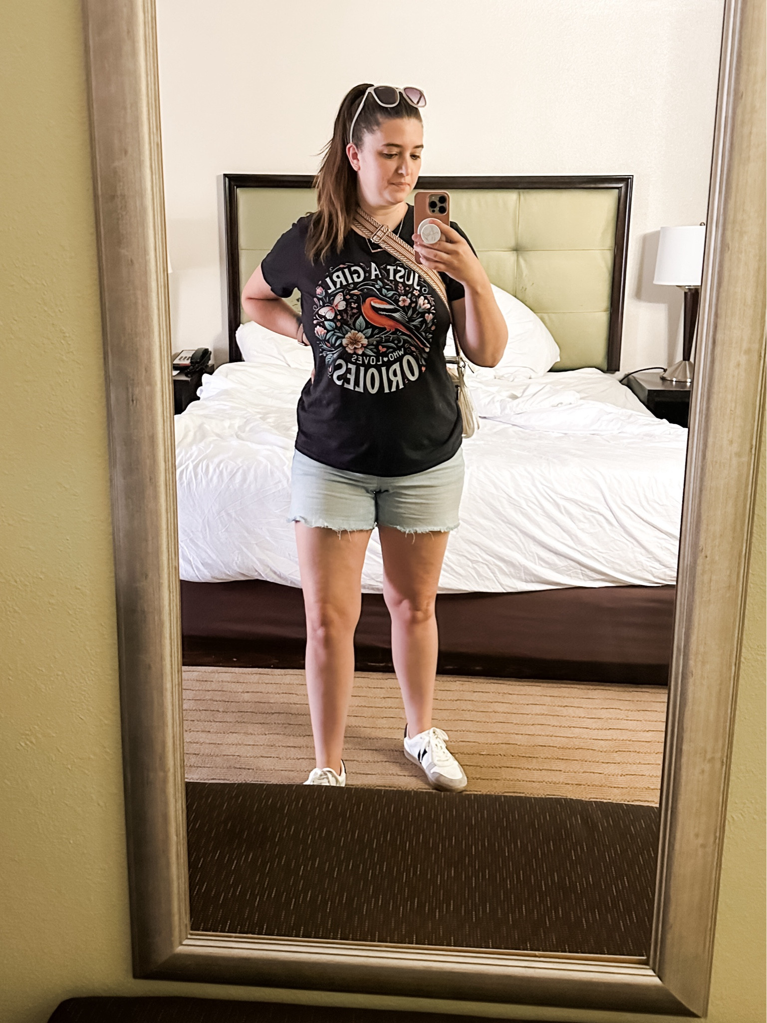 today’s day game outfit for the Orioles // baseball fan, Orioles shirt

#LTKActive #LTKSeasonal #LTKStyleTip