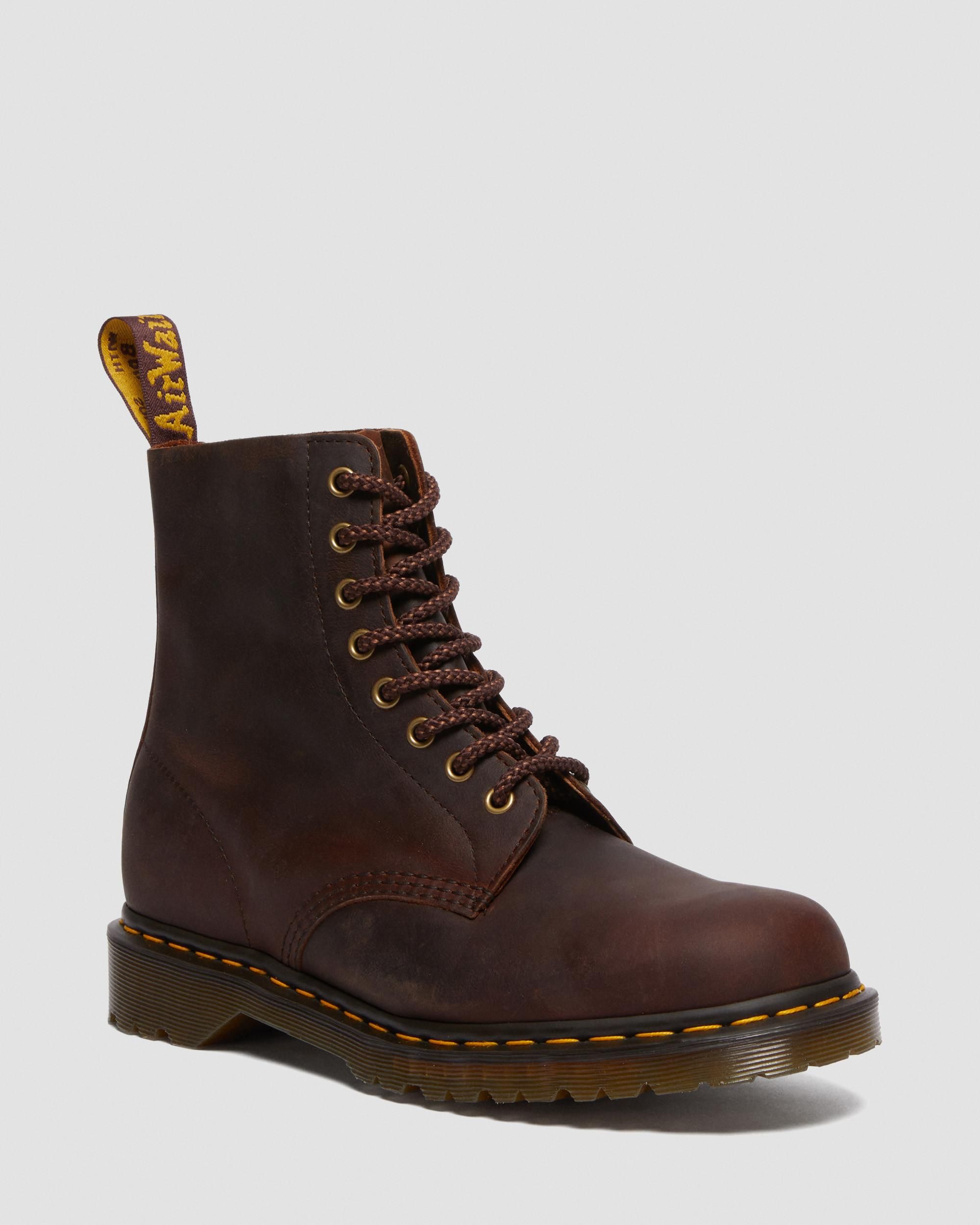 1460 Pascal Waxed Full Grain Leather Lace Up Boots | Dr. Martens