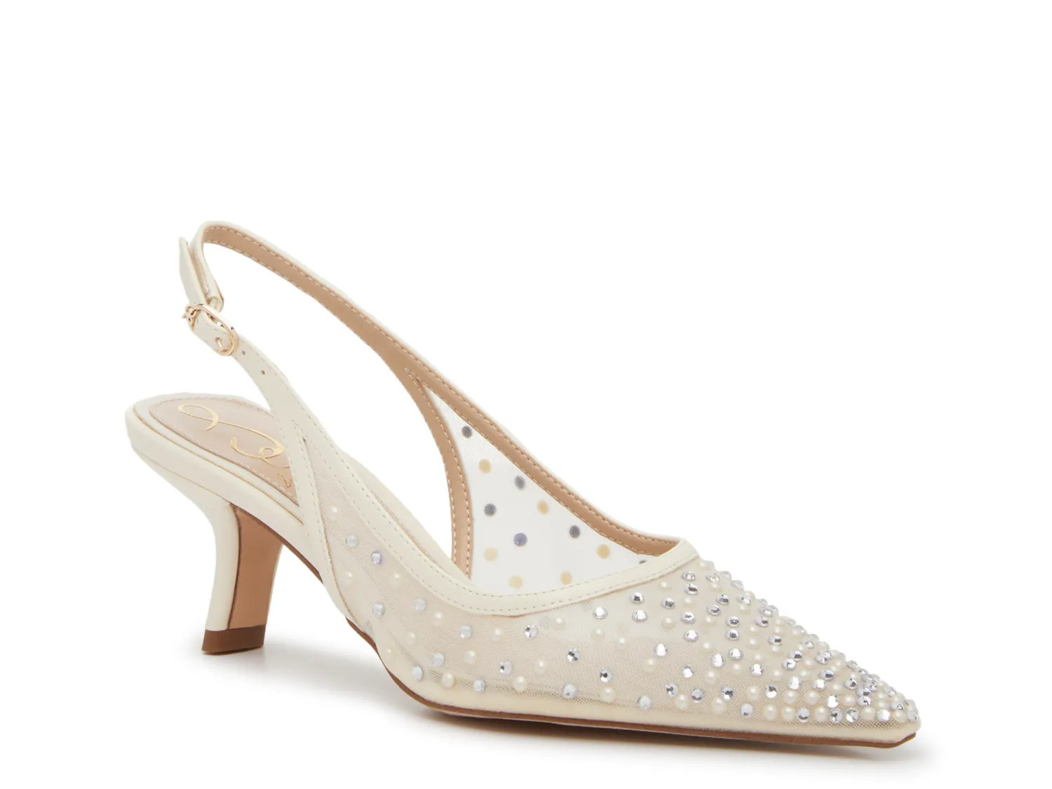 Sam Edelman Bianka Pump | Women's | Ivory | Size 7 | Pumps | Slingback | DSW