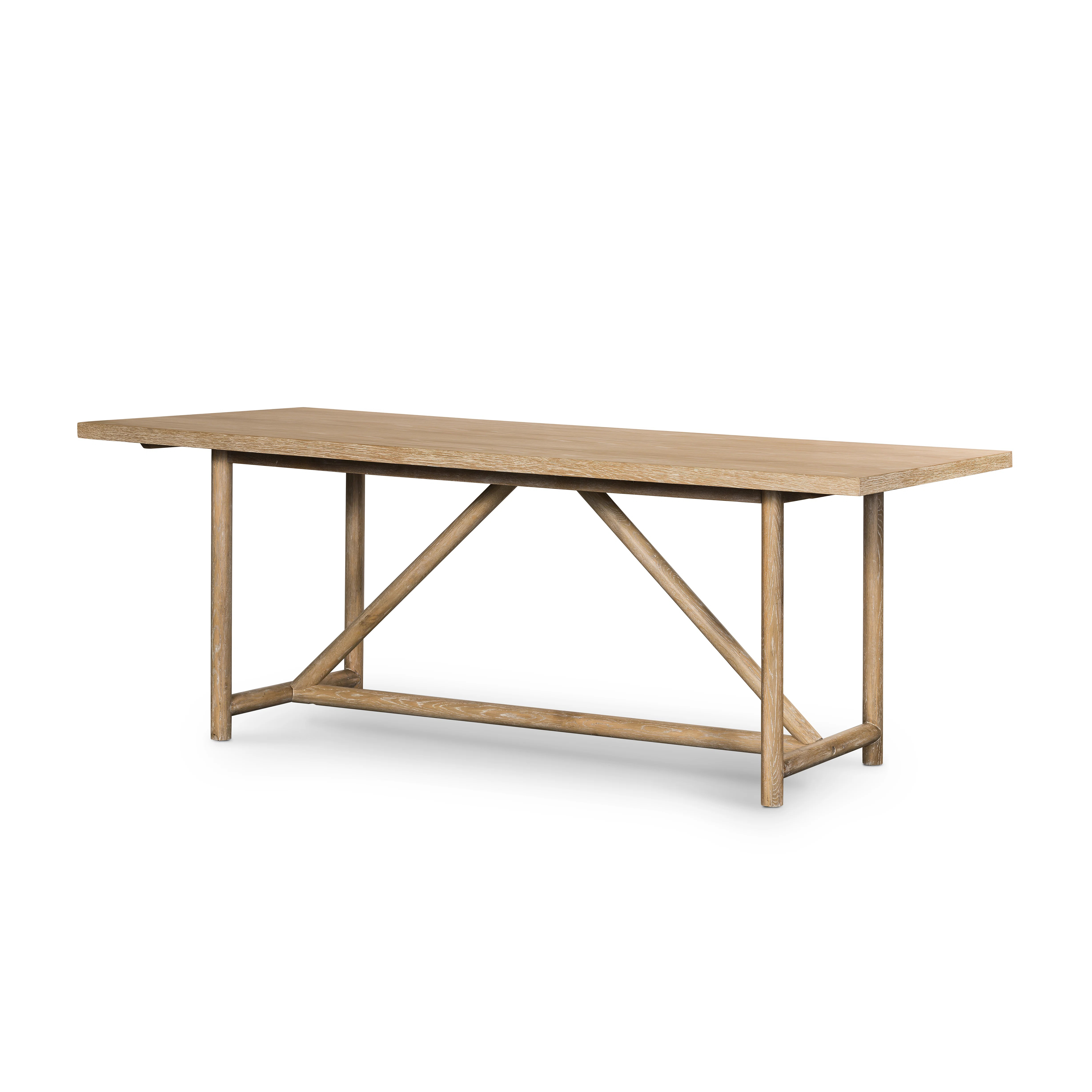 Mika Solid Oak Dining Table | Perigold