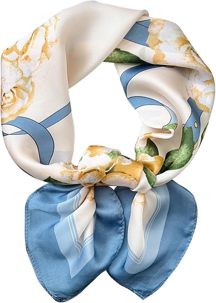 Hioyiwse Satin Bandanas Head Scarf For Women Hair Scarves Accessories Lightweight Fashion Wrap Ne... | Amazon (US)